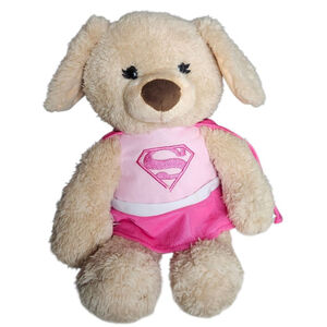GUND DC Universe Supergirl Yvette Dog Stuffed Animal Plush, Beige, 12"
